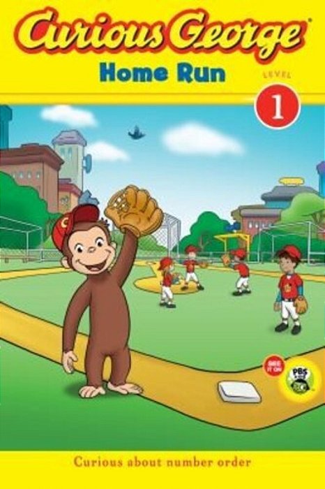 Curious George Home Run (Cgtv Early Reader)-..