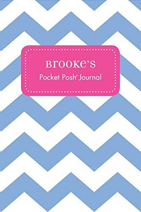 Brooke's Pocket Posh Journal, Chevron-..
