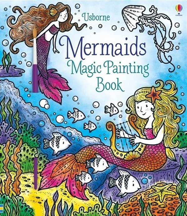 Mermaids Magic Painting Book-..