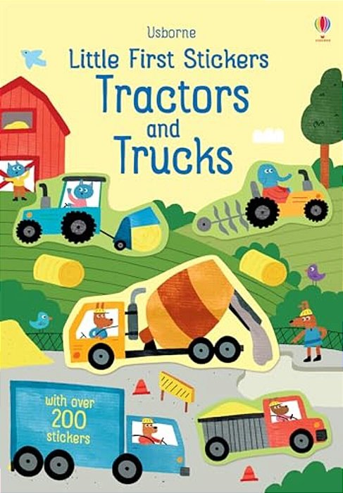 Little First Stickers Tractors And Trucks-..