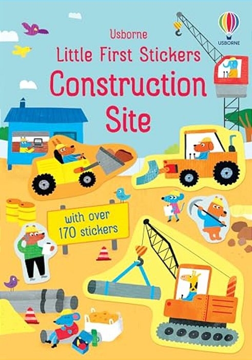 Little First Stickers Construction Site-..