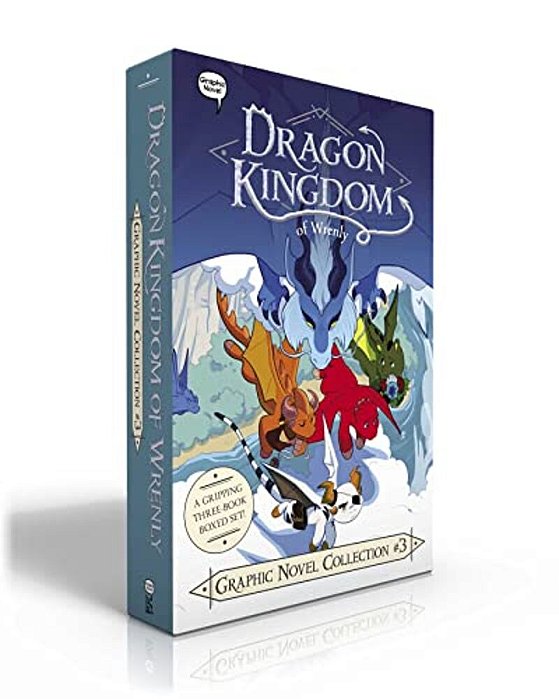 Dragon Kingdom Of Wrenly Graphic Novel Collection #3 (Boxed Set): Cinder's Flame; The Shattered Shore; Legion Of Lava-..