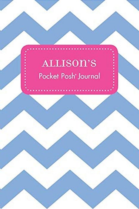 Allison's Pocket Posh Journal, Chevron-..