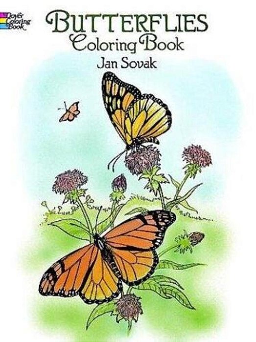 Butterflies Coloring Book-..