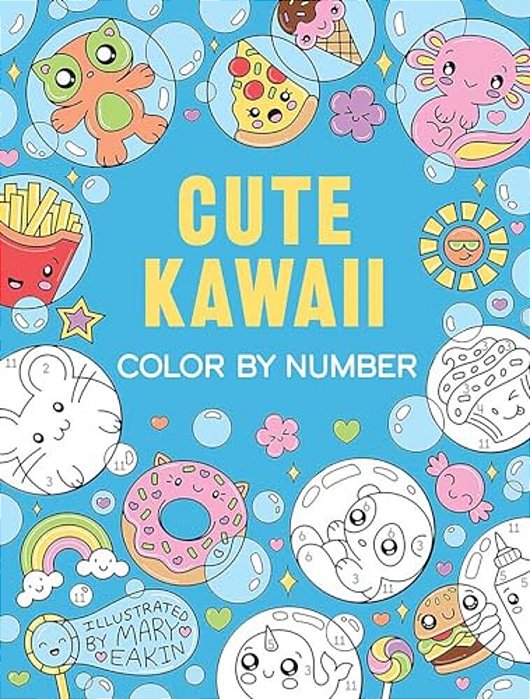 Cute Kawaii Color By Number-..