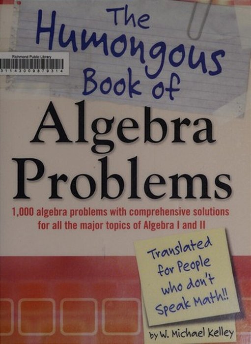 The Humongous Book Of Algebra Problems-..