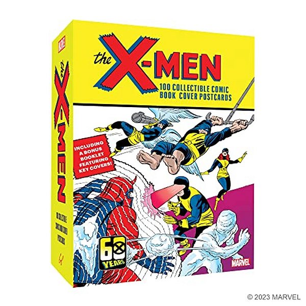 Marvel The X-Men: 100 Collectible Comic Book Cover Postcards-..
