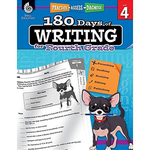 180 Days(tm) Writing For Fourth Grade: Practice, Assess, Diagnose-..