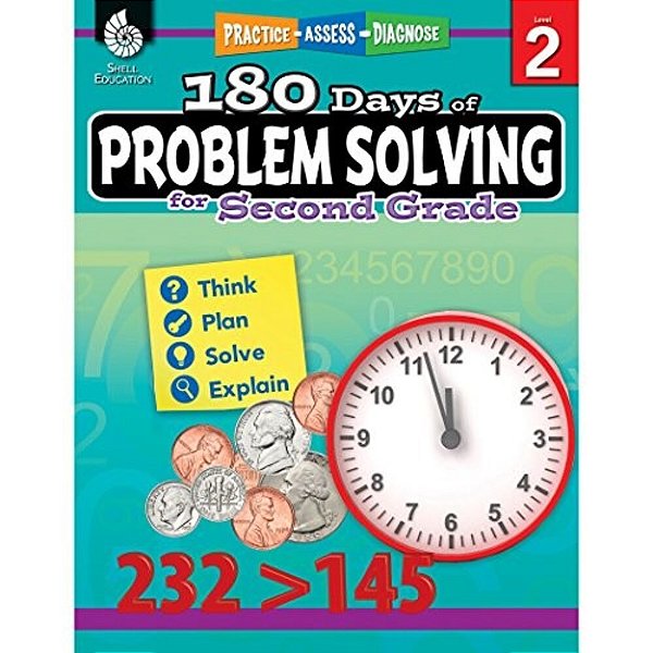 180 Days(tm) Problem Solving For Second Grade: Practice, Assess, Diagnose-..