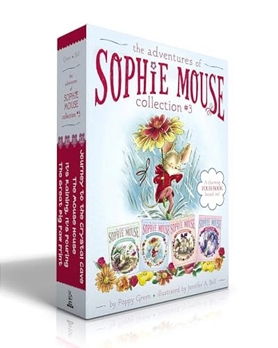 The Adventures Of Sophie Mouse Collection #3 (Boxed Set): The Great Big Paw Print; It's Raining, It's Pouring; The Mouse House; Journey To The Crystal-..