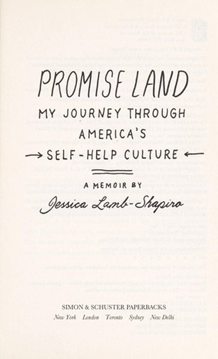 Promise Land: My Journey Through America's Self-Help Culture-..