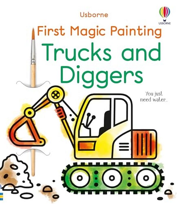 First Magic Painting Trucks And Diggers-..