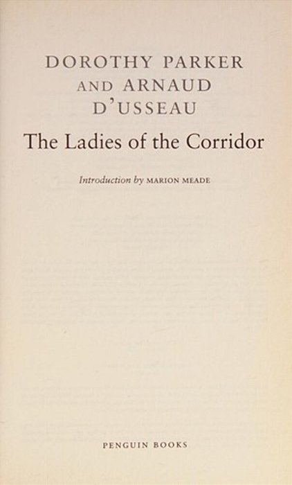 The Ladies Of The Corridor-..