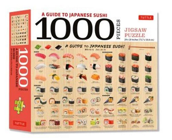 A Guide To Japanese Sushi - 1000 Piece Jigsaw Puzzle: Finished Size 29 X 20 Inch (74 X 51 Cm)-..