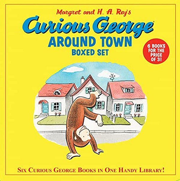 Curious George Around Town 6-Book Box Set: 6 Favorite 8X8s!-..