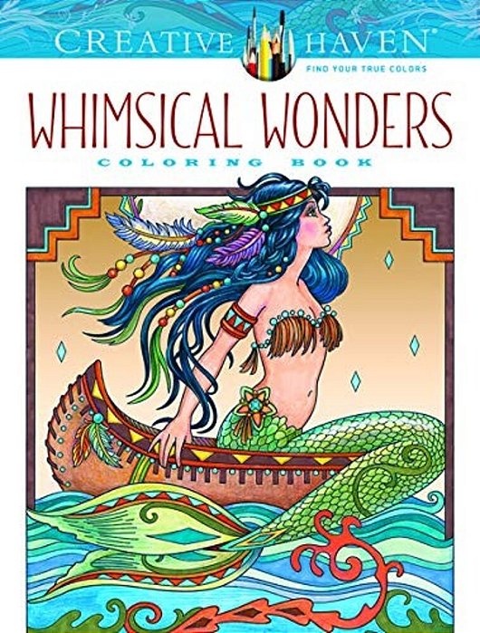 Creative Haven Whimsical Wonders Coloring Book-..