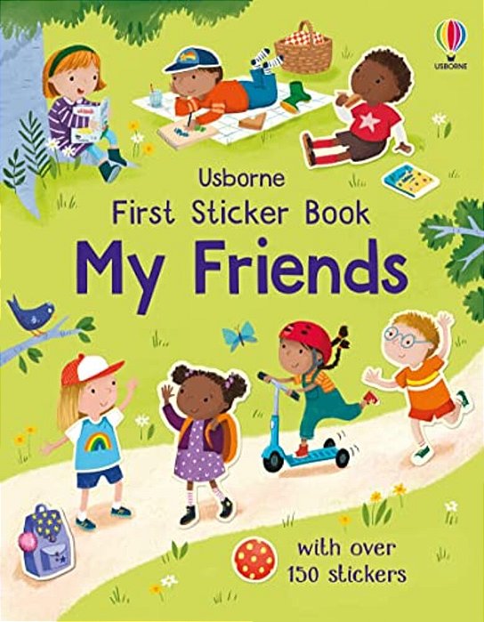 First Sticker Book My Friends-..