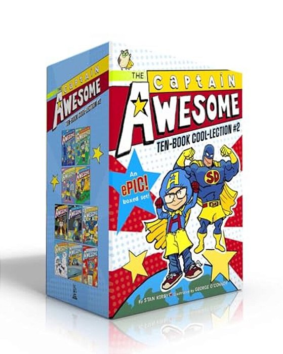 The Captain Awesome Ten-Book Cool-Lection #2 (Boxed Set): Captain Awesome Vs. The Evil Babysitter; Gets A Hole-In-one; And The Easter Egg Bandit; Goes-..