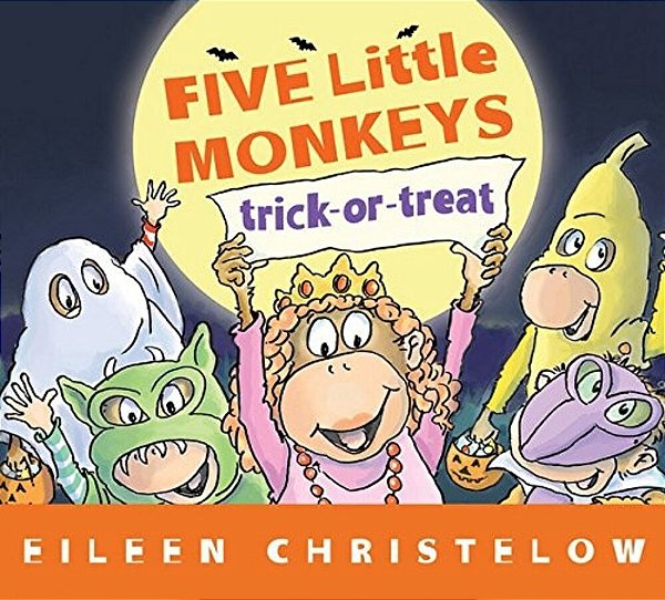 Five Little Monkeys Trick-Or-treat Board Book-..