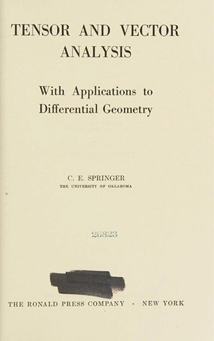 Tensor And Vector Analysis-..