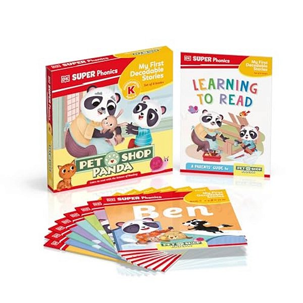 Dk Super Phonics My First Decodable Stories Pet Shop Panda-..
