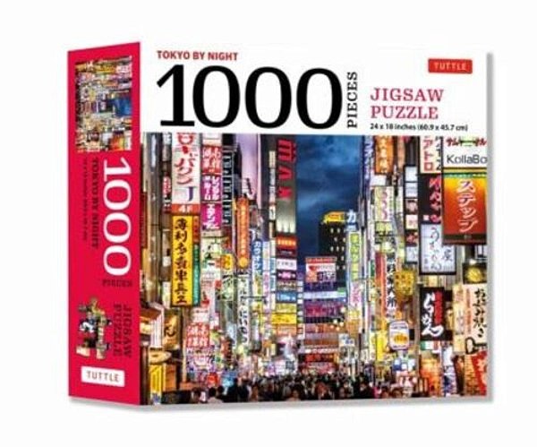 Tokyo By Night - 1000 Piece Jigsaw Puzzle: Tokyo's Kabuki-Cho District At Night: Finished Size 24 X 18 Inches (61 X 46 Cm)-..