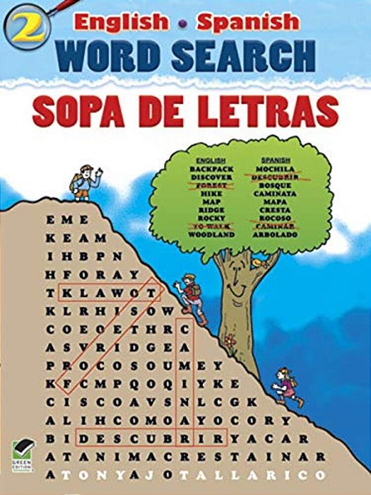 English-Spanish Word Search Sopa De Letras #2-..