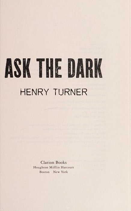 Ask The Dark-..
