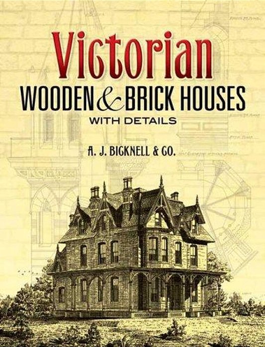 Victorian Wooden And Brick Houses With Details-..