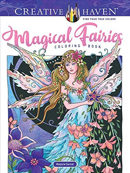 Creative Haven Magical Fairies Coloring Book-..