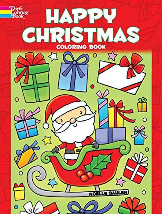 Happy Christmas Coloring Book-..