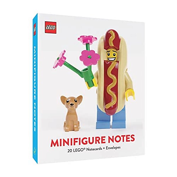 Lego« Minifigure Notes: 20 Notecards And Envelopes-..
