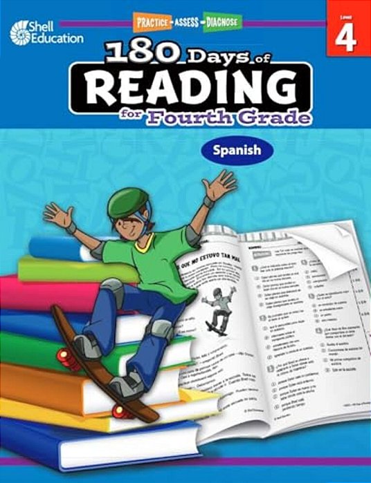 180 Days(tm) Reading For Fourth Grade: Practice, Assess, Diagnose-..