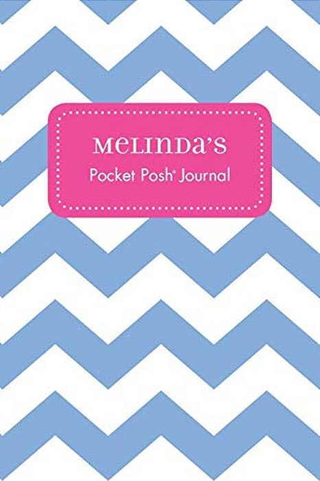 Melinda's Pocket Posh Journal, Chevron-..