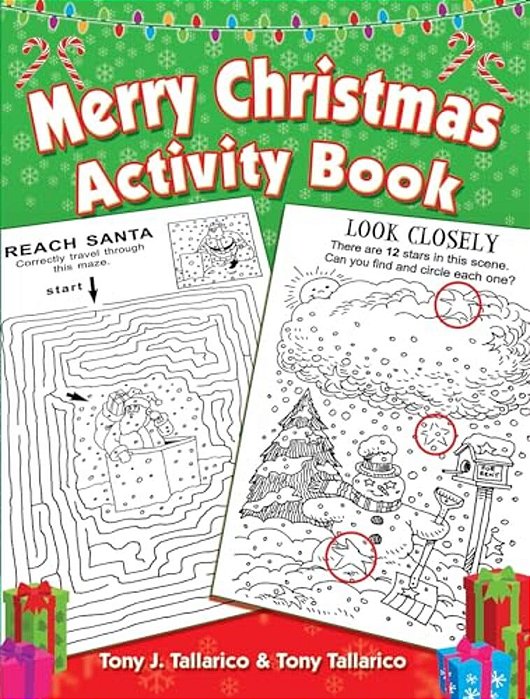 Merry Christmas Activity Book-..