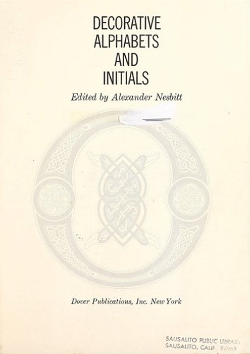 Decorative Alphabets And Initials-..