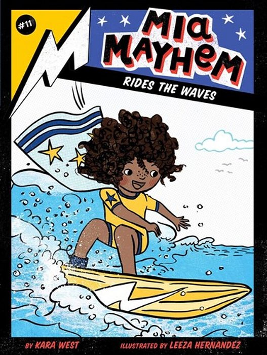 Mia Mayhem Rides The Waves-..