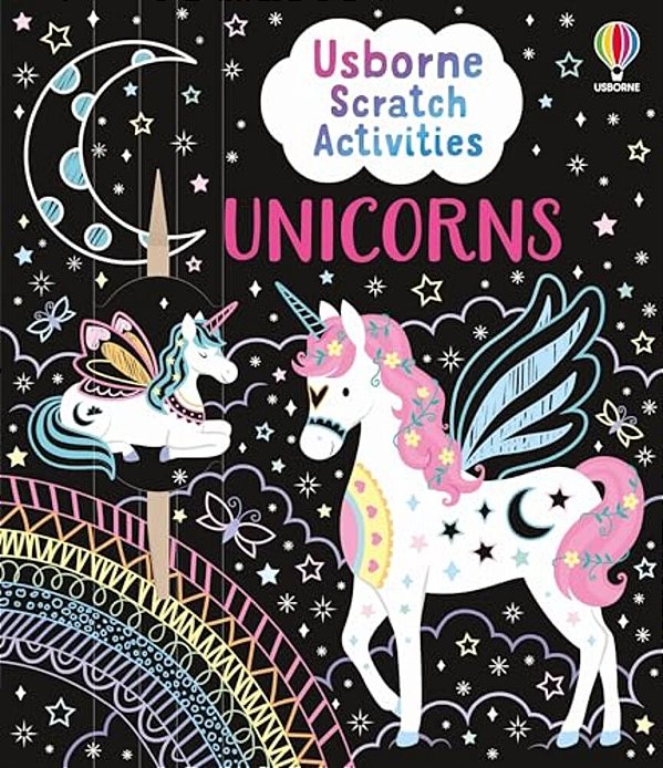 Usborne Scratch Activities Unicorns-..