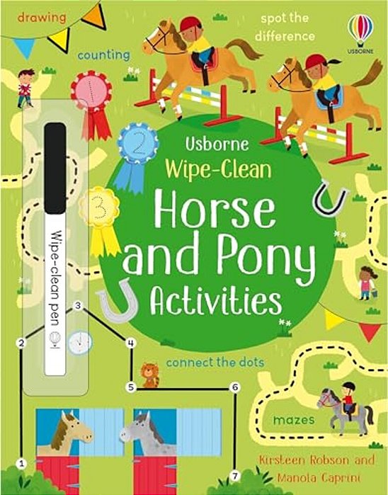 Wipe-Clean Horse And Pony Activities-..