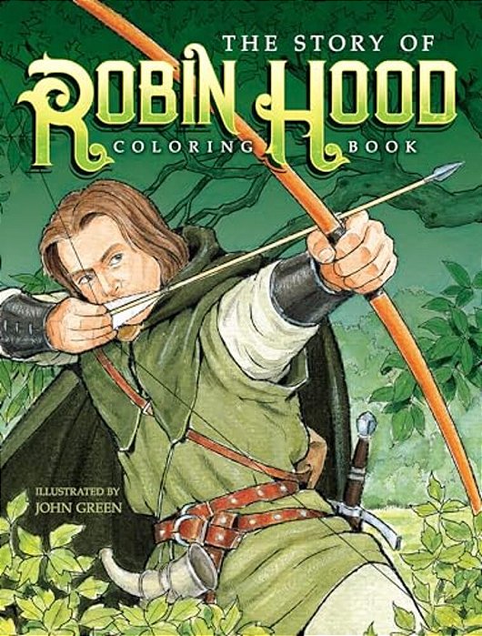 The Story Of Robin Hood Coloring Book-..