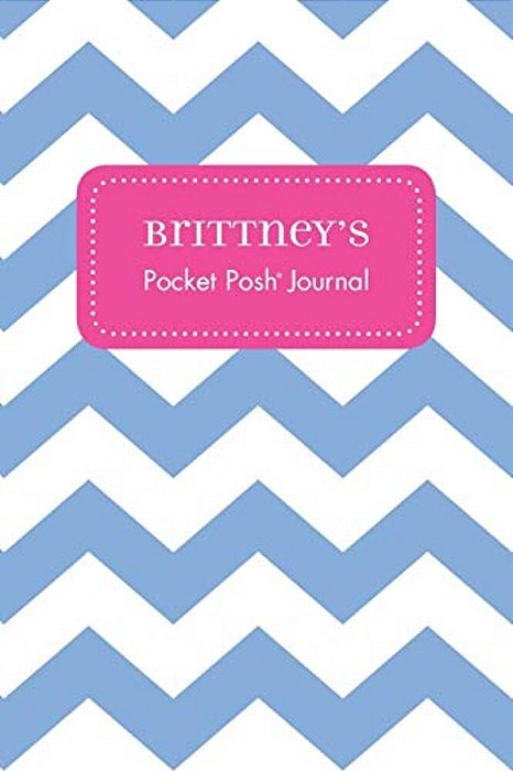 Brittney's Pocket Posh Journal, Chevron-..