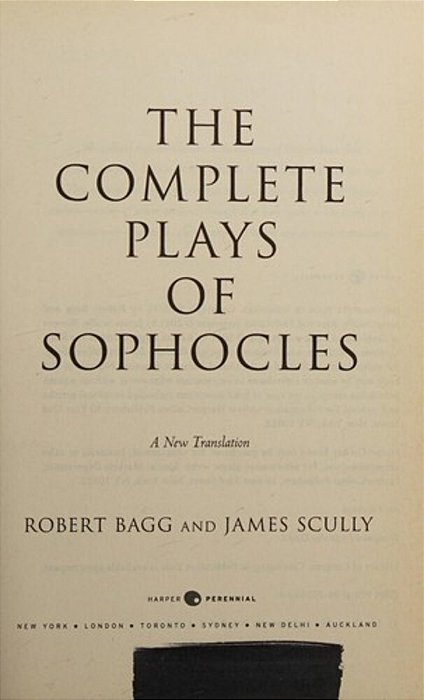 The Complete Plays Of Sophocles-..