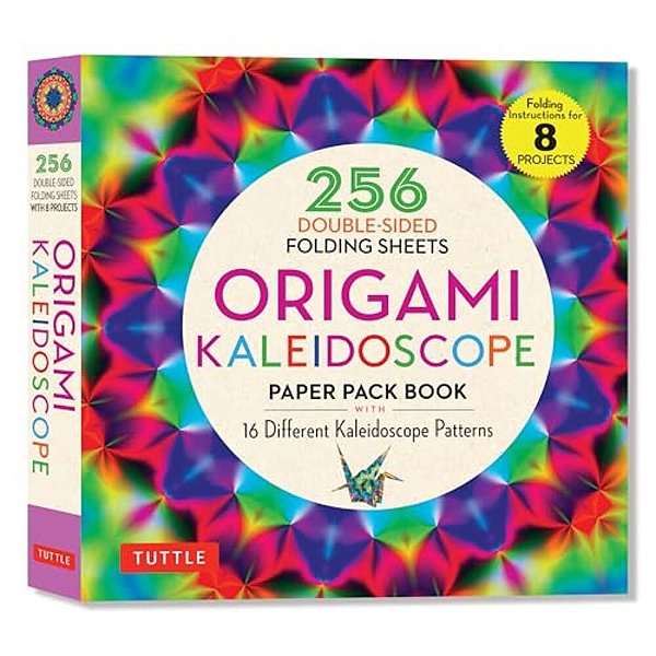 Origami Kaleidoscope Paper Pack Book: 256 Double-Sided Folding Sheets (Includes Instructions For 8 Models)-..