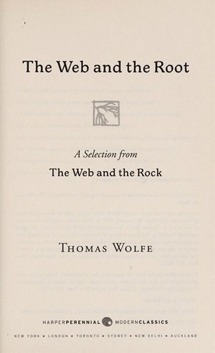 The Web And The Root-..