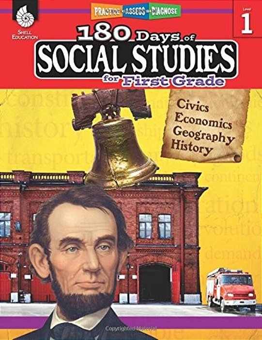 180 Days(tm) Social Studies For First Grade: Practice, Assess, Diagnose-..