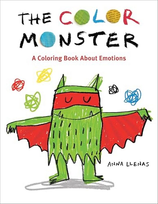 The Color Monster: A Coloring Book About Emotions-..