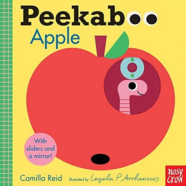 Peekaboo: Apple: (An Interactive Board Book For Babies & Toddlers With Mirror & Sliders To Push, Pull, Or Turn. Cute Artwork Includes A Baby, Butterfl-..