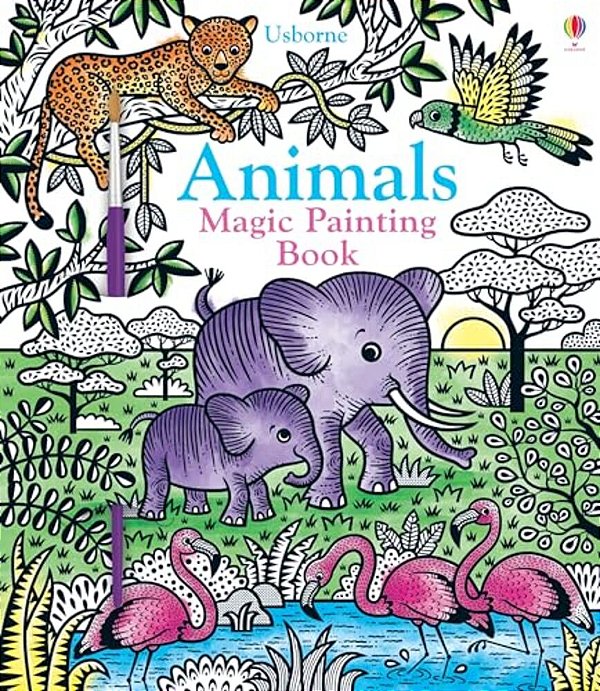 Animals Magic Painting Book-..