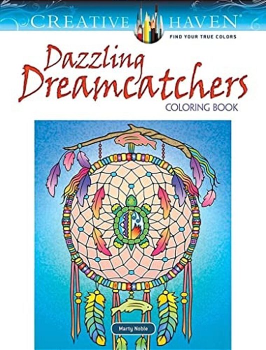 Creative Haven Dazzling Dreamcatchers Coloring Book-..