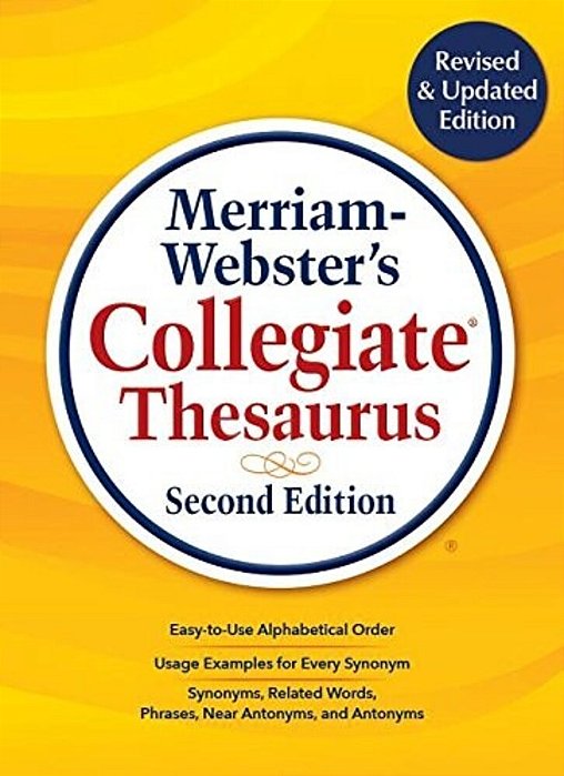 Merriam-Webster's Collegiate Thesaurus: Second Edition-..